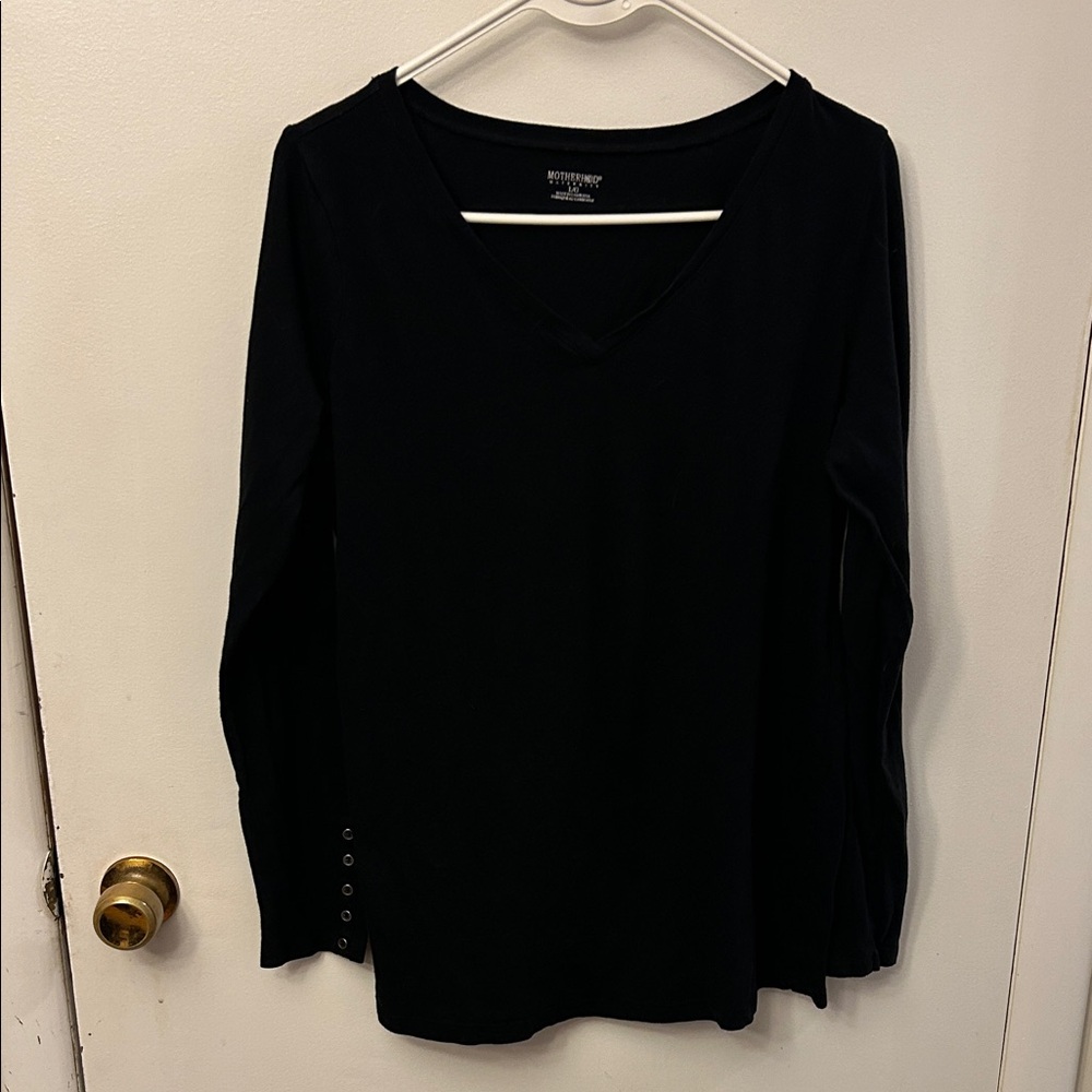 Motherhood Maternity Black Too Size Large